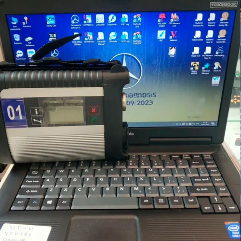 Комплект мерседес с4 doip+ Panasonic CF-53