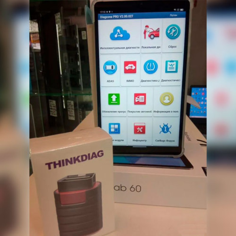 Launch Thinkdiag + планшет
